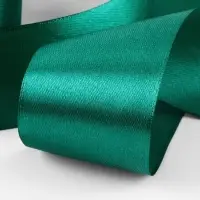 Лента атласная, 40 мм, 23&plusmn;1 м, зелёная