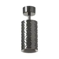 Спот &laquo;Астер&raquo; GU10 черный хром 7.5&times;7.5&times;20 см