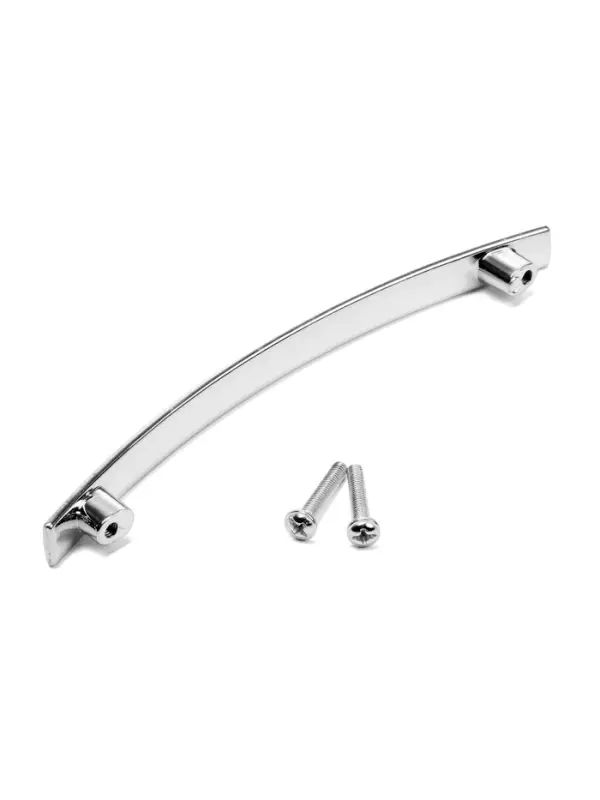 Ручка-скоба мебельная ТУНДРА LIGHT РС001AL, м/о 128 мм, цвет хром, 4 шт.