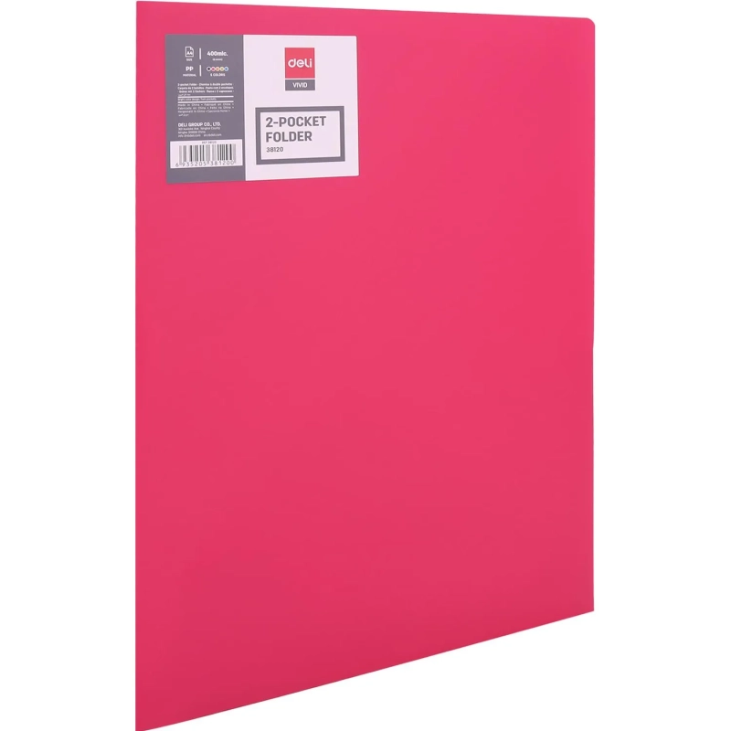 Папка уголок 2 клапана формат A4 РР цвет в ассортименте  E38120