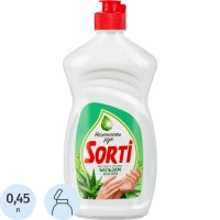 Средство для мытья посуды SORTI бальзам с алоэ вера 450г