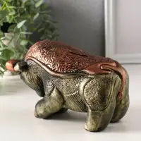 Копилка "Бык" 12х18,5х9,5 см, золото Копилка "Бык" 12х18,5х9,5 см, золото