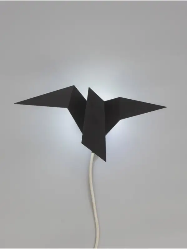 Светильник потолочный BayerLux Crow, 1&times;10 Вт, GU10, черный, 35&times;18&times;10 см