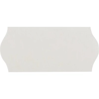 Этикет-лента 26х12 белая волна 1000шт/рул 10рул/уп