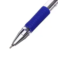 Ручка шариковая ErichKrause. ULTRA-30, синий стержень, игольчатый узел 0.7 мм, резиновый упор