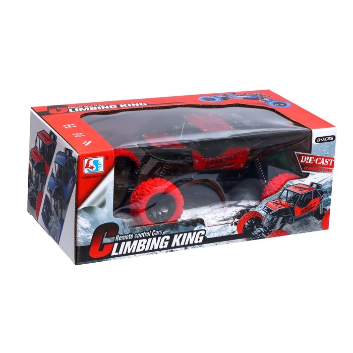 Джип радиоуправляемый «Триал», работает от аккумулятора, цвет красный Джип радиоуправляемый «Триал», работает от аккумулятора, цвет красный