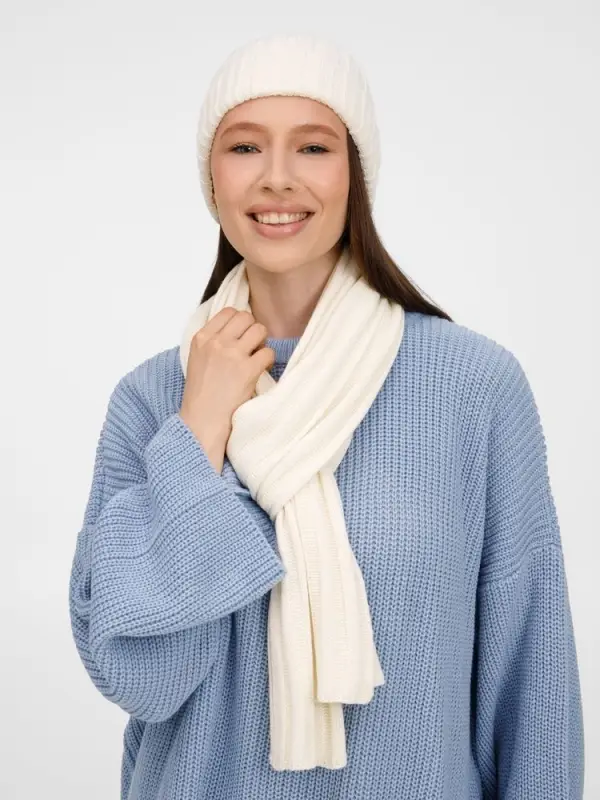 Шарф Metelitsa, белый (молочный) Шарф Metelitsa, белый (молочный)