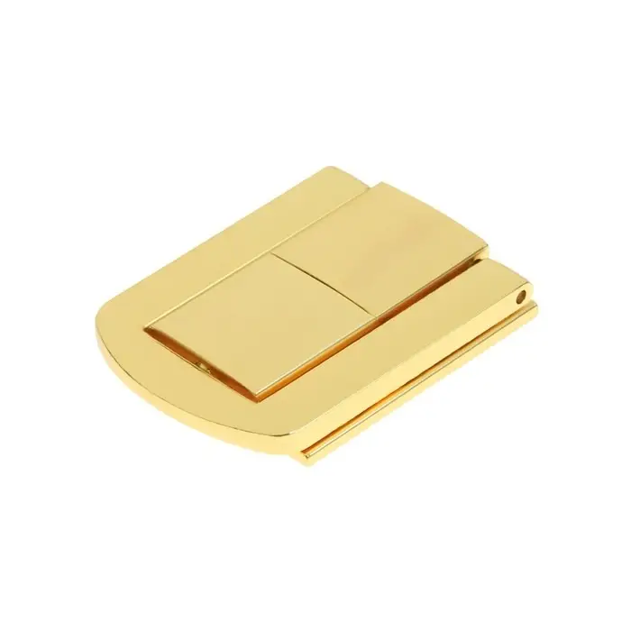 Замок-защелка на ящик ZM01, 4.3&times;3.2 см, цвет золото, 4 шт. TMP