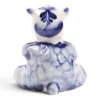 Фигурка &laquo;Козел с мячом&raquo;, 7&times;6 см, гжель