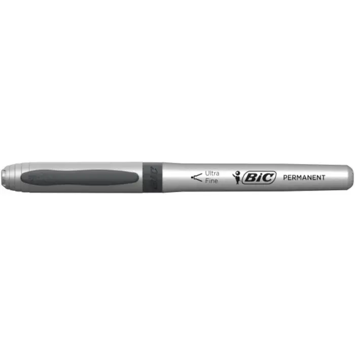 Перманентный маркер, BIC узел 0.8 мм, цвет черный Перманентный маркер, BIC узел 0.8 мм, цвет черный