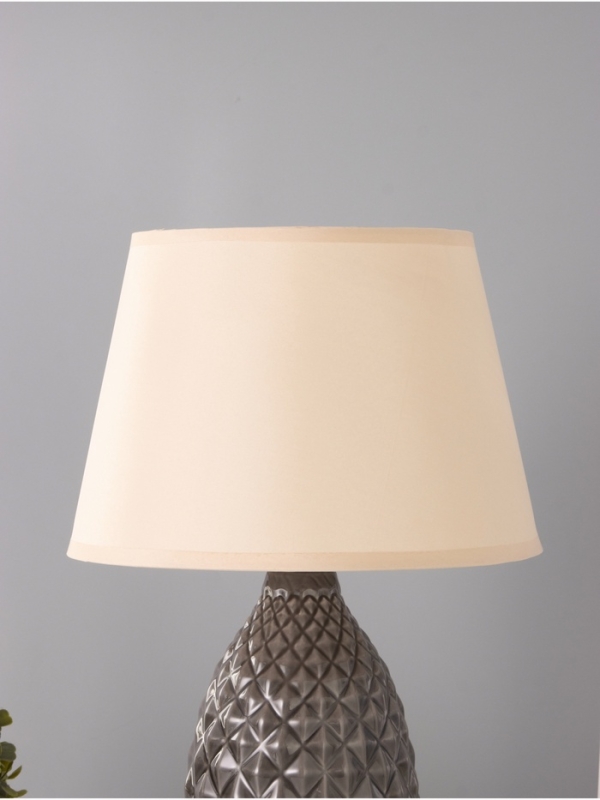 Настольная лампа Настольная лампа "Марианна" 1х15Вт Е14 серый 28х28х45 см
