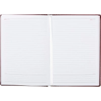 Ежедневник недатированный бордо, тв пер, 140х200, 160л, Lozanna AZ052/bordo