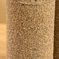 Свеча в бамбуке тройная, 15×15×30 см, 100 мл, песочная