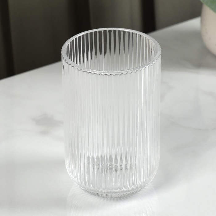 Стакан стеклянный Magistro «Грани», 400 мл, 8×13 см