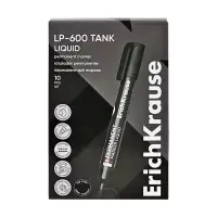 Маркер перманентный ErichKrause. Tank LP-600, чёрный, узел 2.5 мм, жидкий