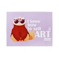 Альбом для рисования Calligrata &laquo;На стиле&raquo; А4, 24 листа, на скрепке, плотность листов 100 г/м&sup2;, обложка из мелованной бумаги