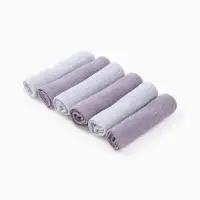 Платки носовые детские &laquo;Крошка Я&raquo; Deep grey, 20&times;20 см, набор 6 шт., муслин, 100 % хлопок, серые