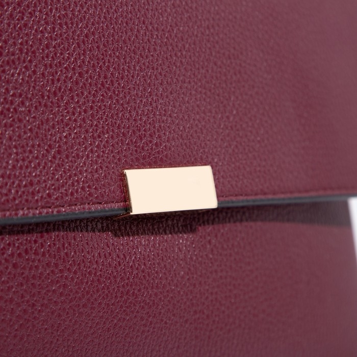 Сумка-мессенджер на магните, цвет бордовый