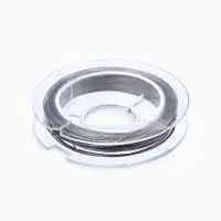 Набор для создания украшений "База" тросик, кримпы, шапочка, протектор, кольца, 61 пред, цв серебро