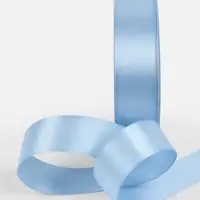 Лента атласная TEIRA, двухсторонняя, 25 мм, 25&plusmn;1 м, светло-голубая №332