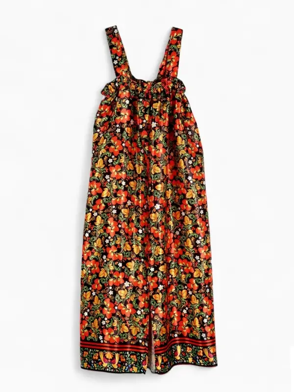 Сарафан карнавальный «Русская девица», р-р 42-52, черный