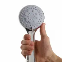 Лейка для душа ZEIN Z0502, 5 режимов, средняя, d=95 мм, пластик, цвет хром