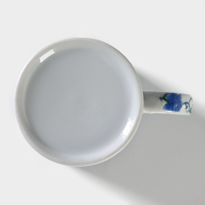 Кружка керамическая с крышкой и ситом «Цветение роз», 300 мл Кружка керамическая с крышкой и ситом «Цветение роз», 300 мл