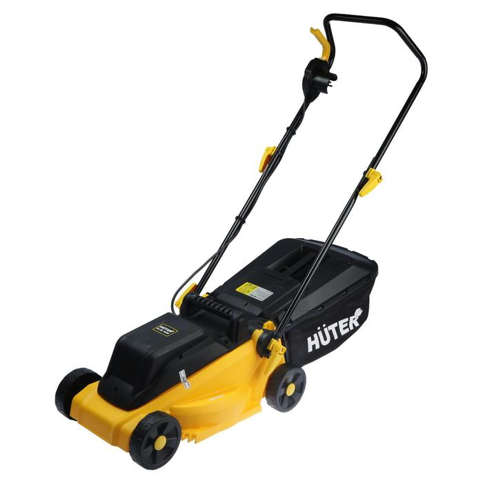 Газонокосилка электрическая Huter ELM-1000, 1000 Вт, 3100 об/мин, ширина/высота 32/25-65 см Газонокосилка электрическая Huter ELM-1000, 1000 Вт, 3100 об/мин, ширина/высота 32/25-65 см