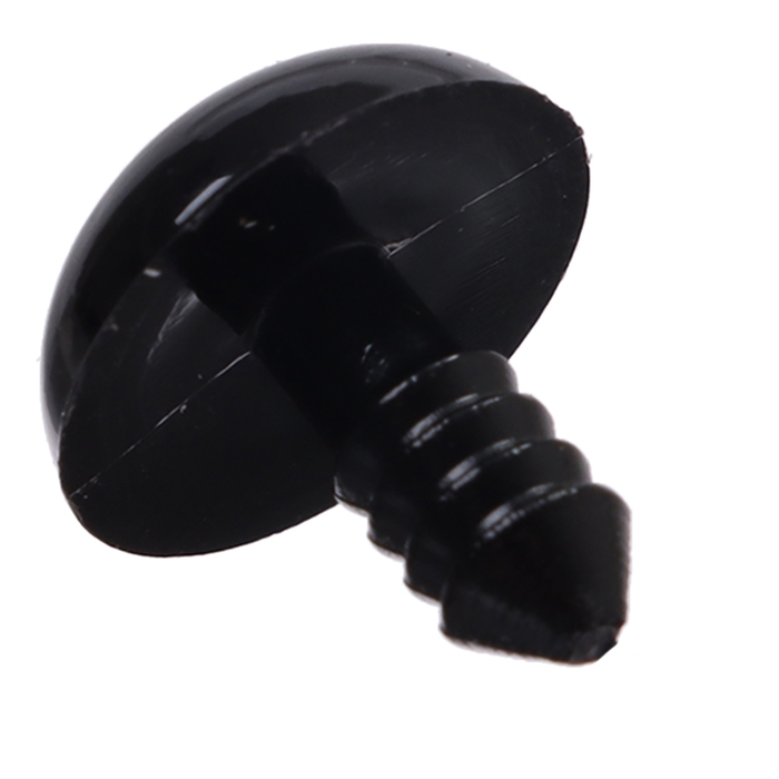 Глаза винтовые с заглушками, набор 20 шт., размер 1 шт. — 1,4 см, цвет чёрный Глаза винтовые с заглушками, набор 20 шт., размер 1 шт. — 1,4 см, цвет чёрный