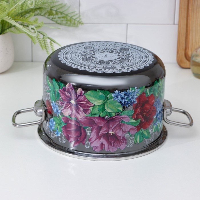 Кастрюля эмалированная цилиндрическая Catalina, 4 л, индукция Кастрюля эмалированная цилиндрическая Catalina, 4 л, индукция