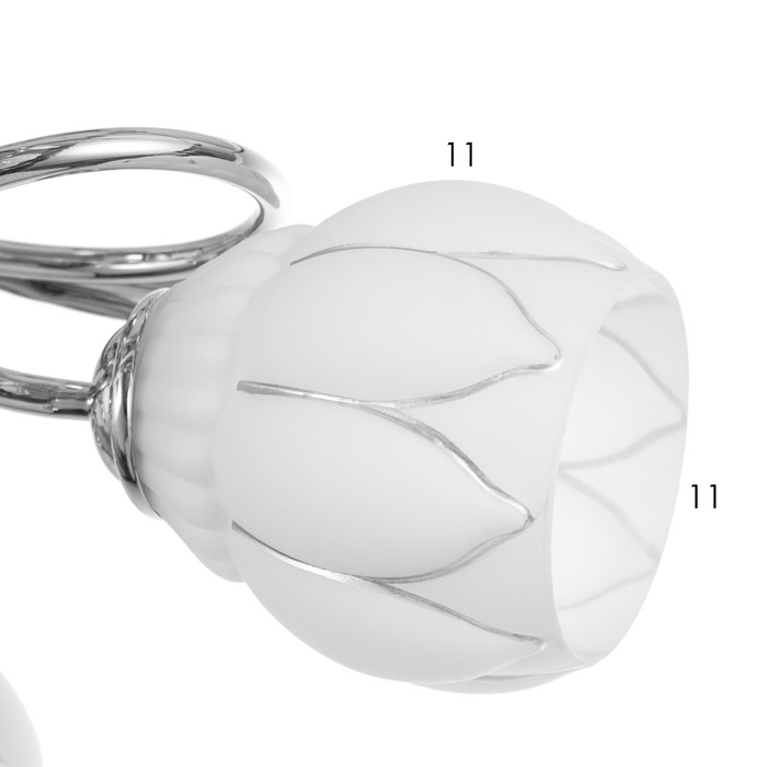 Люстра Люстра "Виола" 5х40Вт Е27 Хром МОДЕЛЬ: 2612379