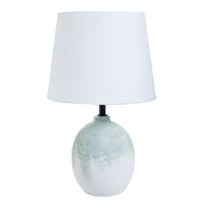 Настольная лампа Настольная лампа "Зефир" Е14 40Вт белый голубой 30х30х33см RISALUX