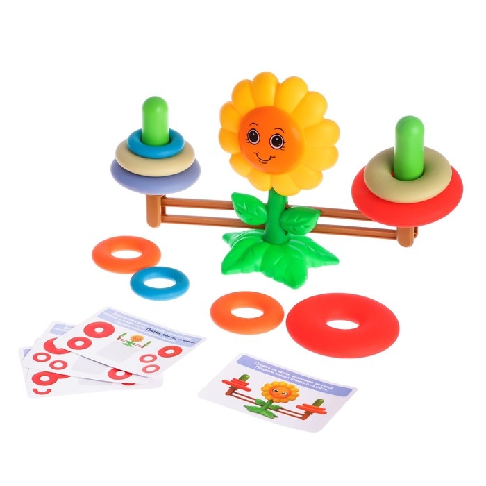 Развивающий набор «Умные весы», по методике Монтессори, 10 заданий, 3+ Развивающий набор «Умные весы», по методике Монтессори, 10 заданий, 3+