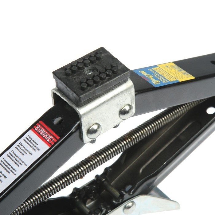 Домкрат ромбический ТУНДРА, с резиновой опорой, высота подъема 100 - 400 мм, 1 тонна Домкрат ромбический ТУНДРА, с резиновой опорой, высота подъема 100 - 400 мм, 1 тонна