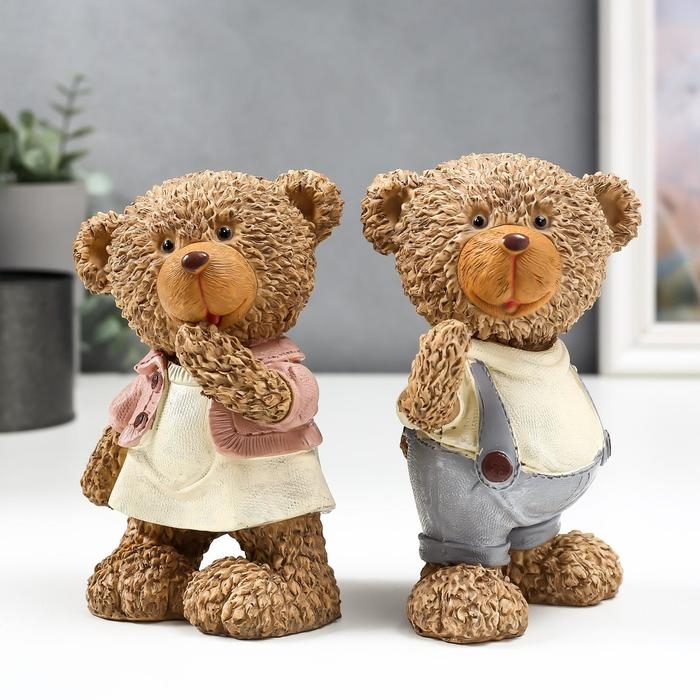 Сувенир полистоун Сувенир полистоун "Милый мишка" МИКС 15х9,5х6,5 см