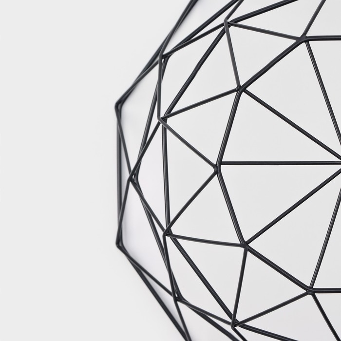 Фруктовница Доляна «Геометрия», 27×27×14 см, цвет чёрный Фруктовница Доляна «Геометрия», 27×27×14 см, цвет чёрный