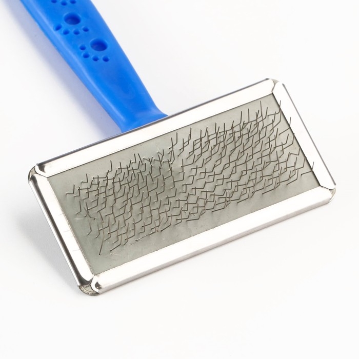 Пуходерка  Пуходерка "Лапки" средняя без капель, 9 х 12 см, синяя