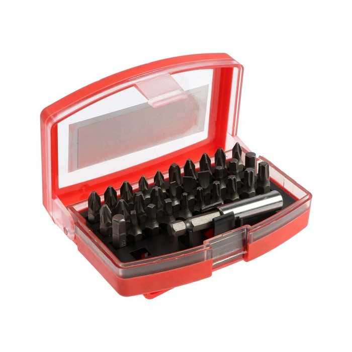 Набор бит ТУНДРА, PH-SL-PZ-Hex-Torx, 31 предмета Набор бит ТУНДРА, PH-SL-PZ-Hex-Torx, 31 предмета