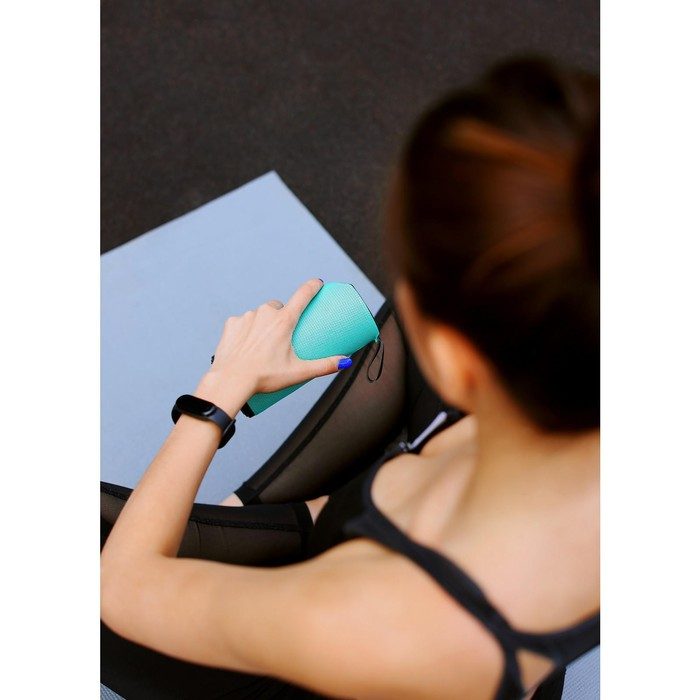 Портативная колонка Luazon LAB-52, 6 Вт, microSD, AUX, USB, зеленая