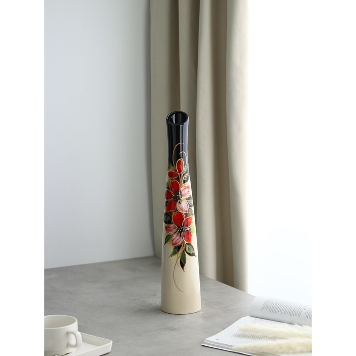 Ваза керамическая Ваза керамическая "Беатриче", напольная, разноцветная, 46 см, авторская работа