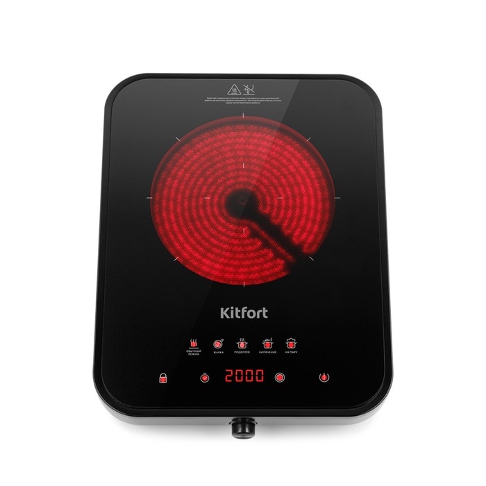 Инфракрасная плита Kitfort КТ-141, 2000 Вт, шнур 1,2 м Инфракрасная плита Kitfort КТ-141, 2000 Вт, шнур 1,2 м