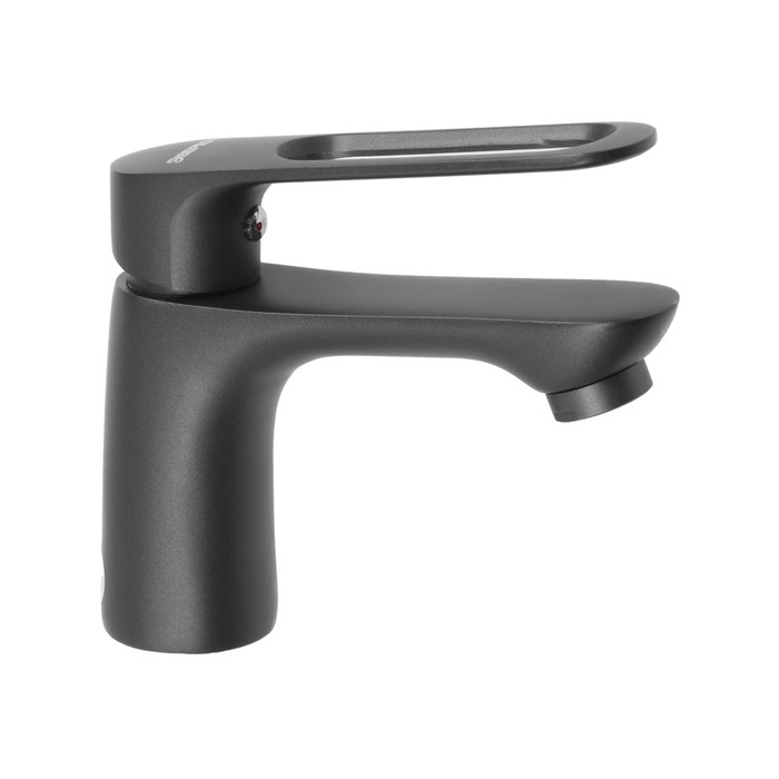 Смеситель для раковины Смеситель для раковины "Эверест" B10-15319, однорычажный, излив 104 мм, серый