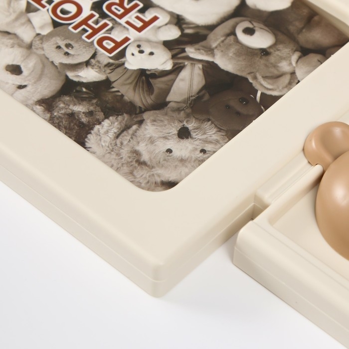 Фоторамка пластик 13х18 см Фоторамка пластик 13х18 см "Мишка в грузовичке" МИКС 29х4х19 см