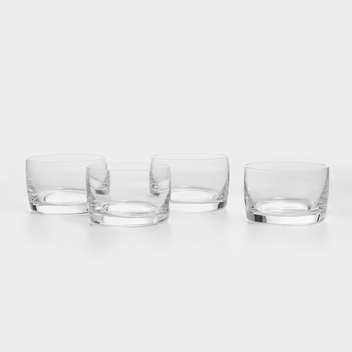 Набор стеклянных стаканов для виски «Идеал», 150 мл, 4 шт Набор стеклянных стаканов для виски «Идеал», 150 мл, 4 шт