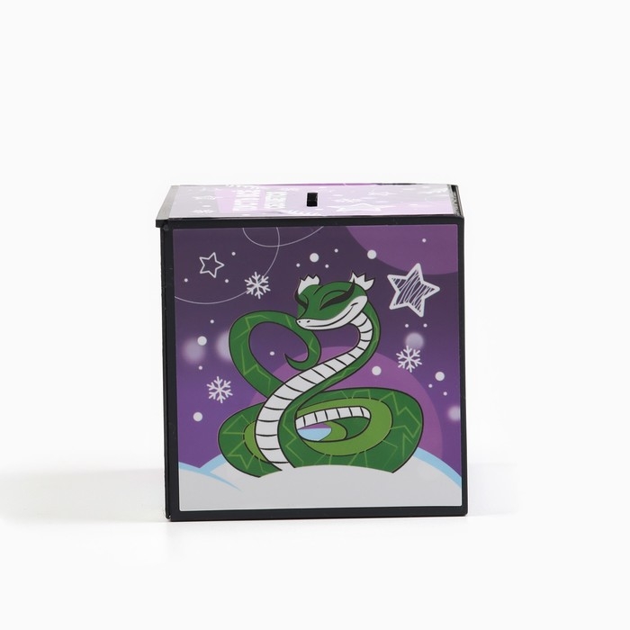 Копилка новогодний подарок «Новый год: Исполню все твои желания» 7 х 7 см Копилка новогодний подарок «Новый год: Исполню все твои желания» 7 х 7 см