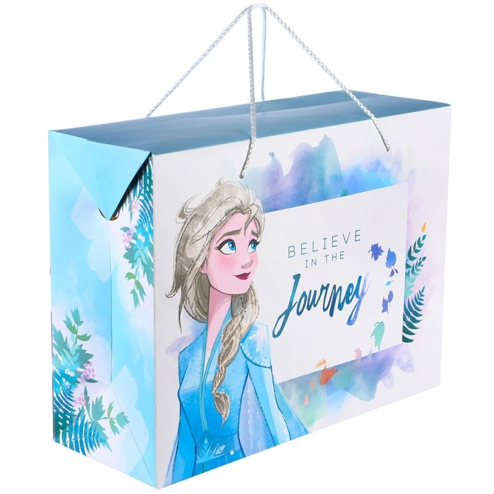 Пакет-коробка, 40 х 30 х 15 см  Пакет-коробка, 40 х 30 х 15 см "Journey", Холодное сердце