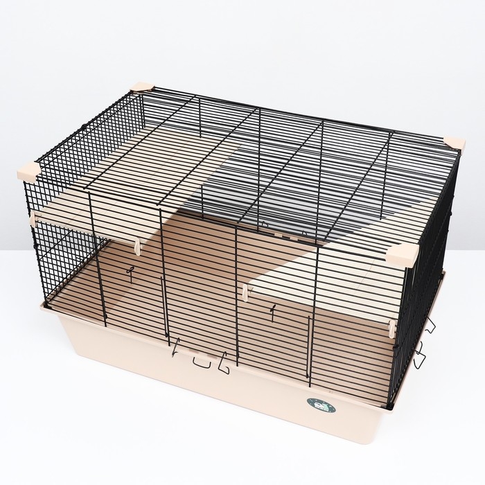 Клетка для шиншилл Клетка для шиншилл "Пижон" №11, складная, 80 х 50 х 46см, бежевая