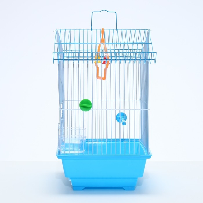 Клетка для птиц укомплектованная Bd-1/1d, 30 х 23 х 39 см, голубая Клетка для птиц укомплектованная Bd-1/1d, 30 х 23 х 39 см, голубая