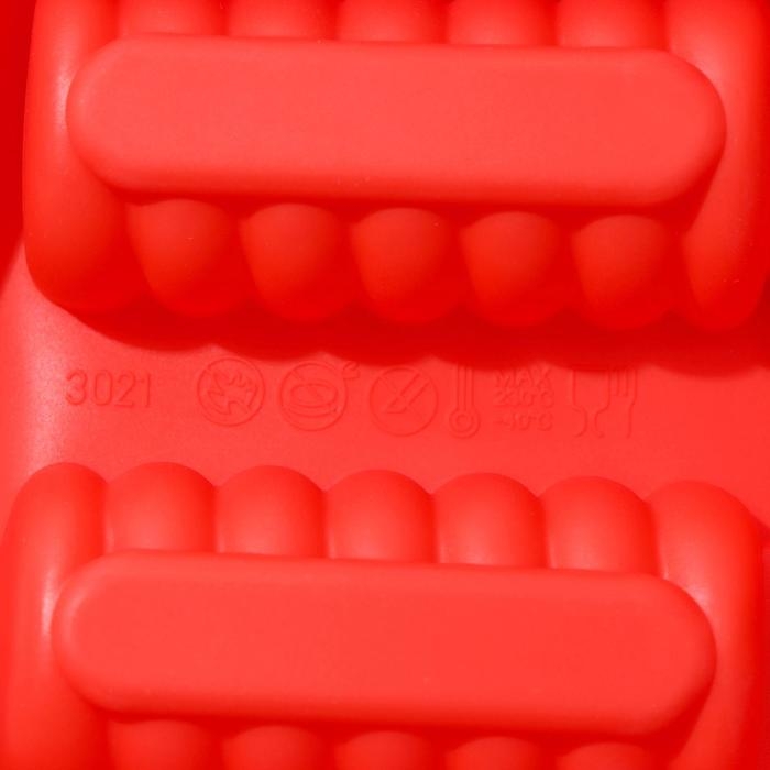 Форма для мороженого Доляна «Моника», силикон, 19,5×11 см, 4 ячейки (6,7×3,2 см), цвет МИКС Форма для мороженого Доляна «Моника», силикон, 19,5×11 см, 4 ячейки (6,7×3,2 см), цвет МИКС