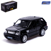 Машина металлическая LAND ROVER RANGE ROVER SPORT,1:32, открываются двери, инерция, цвет чёрный